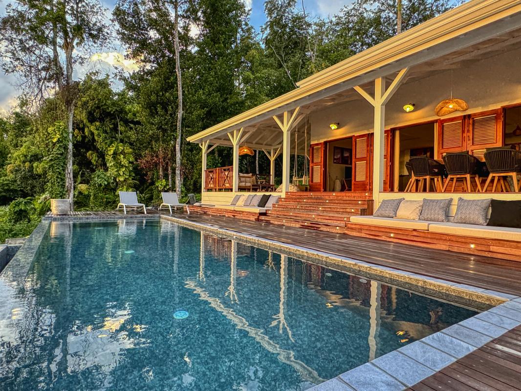 36_Location villa  vue mer Deshaies Guadeloupe_Vue ensemble